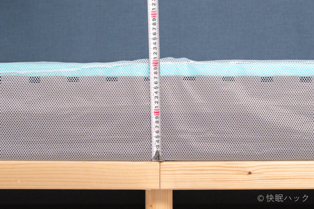 快眠タイムズマットレス3.0の芯材三層目