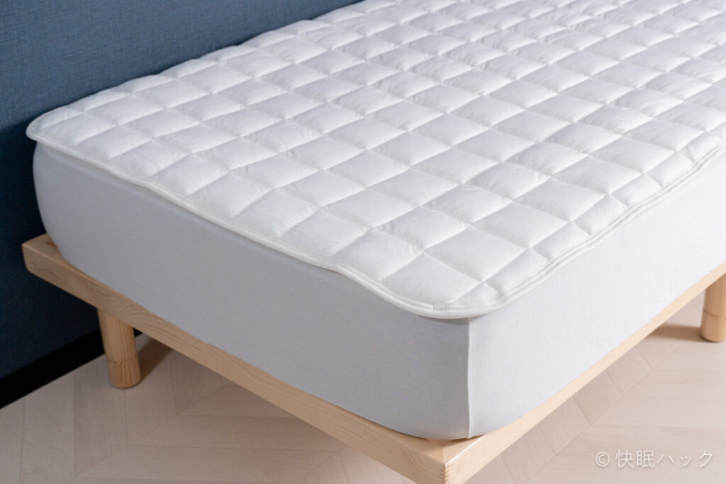 NELL 置くだけ敷きパッドを開封したては、若干サイズが大きい